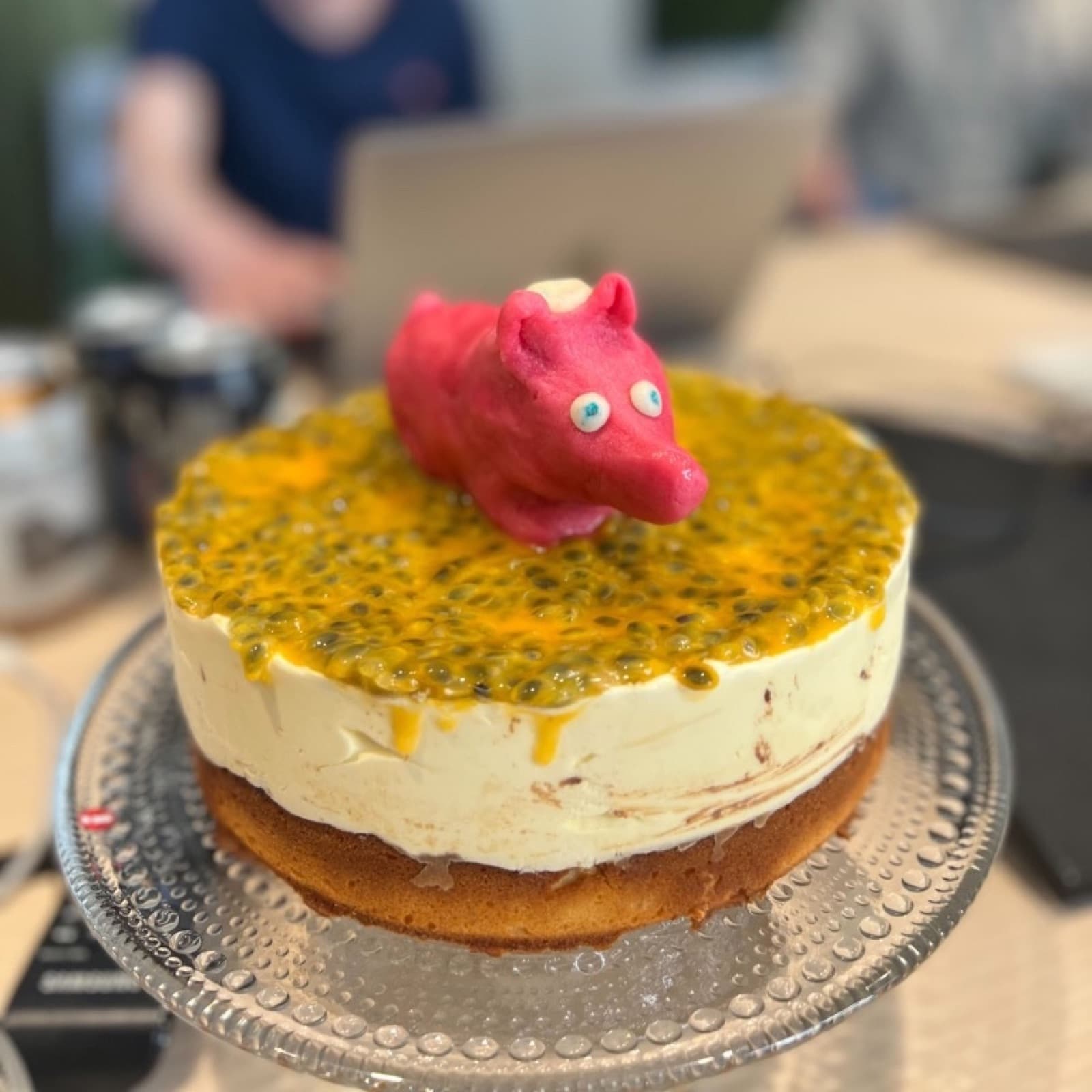 Citronmousse tårta