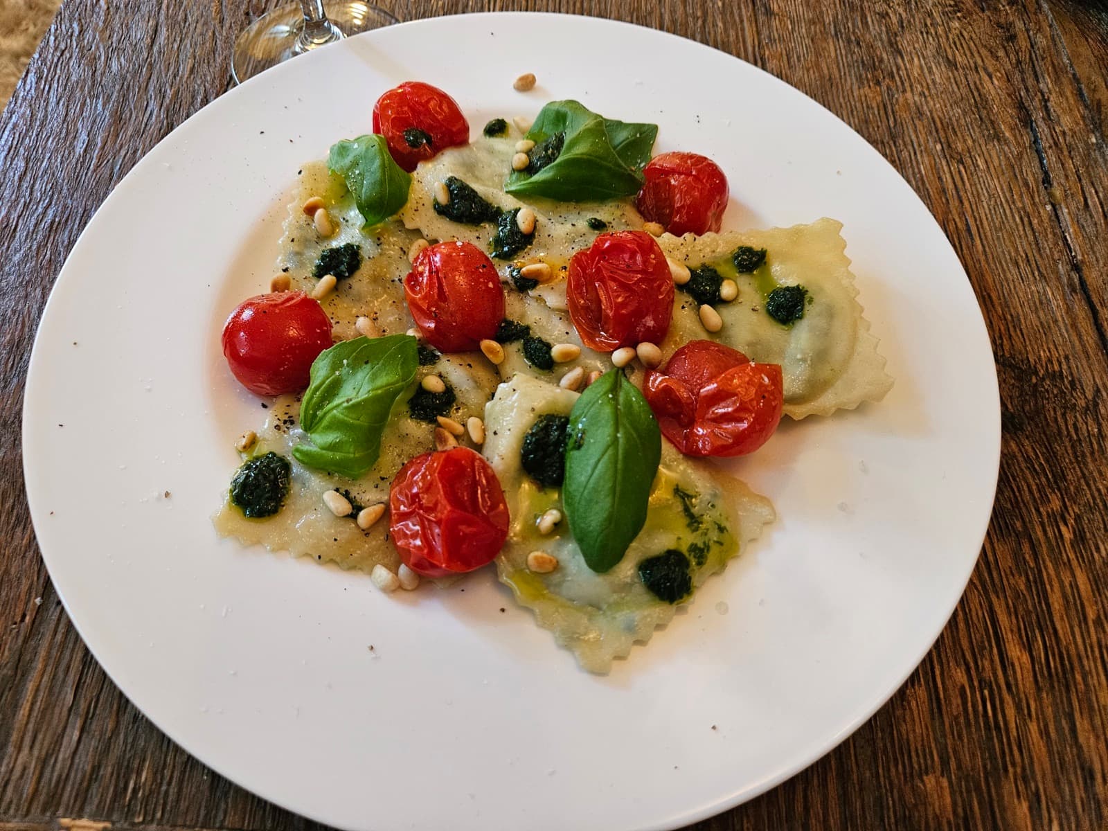Ravioli med spenat